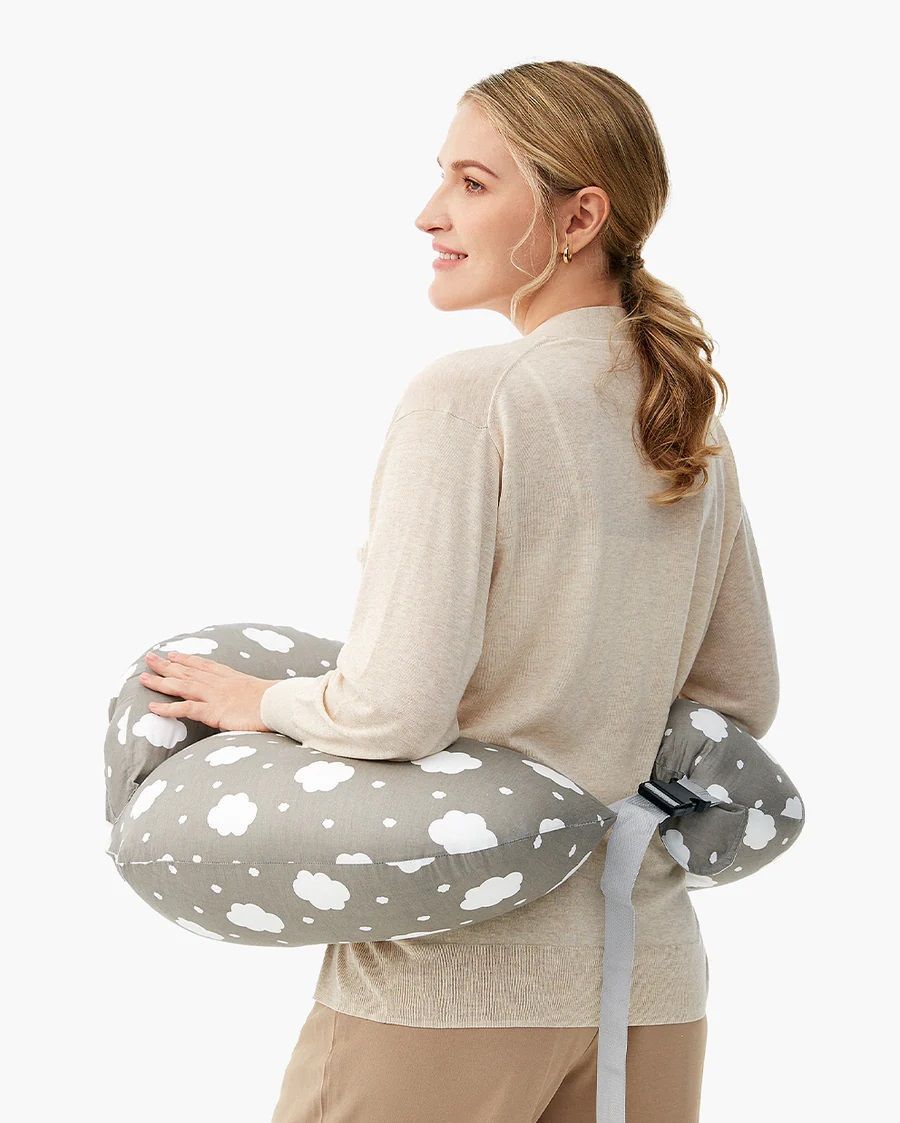 Momcozy - Multifunctional And Adjustable Nursing Pillow - Grey