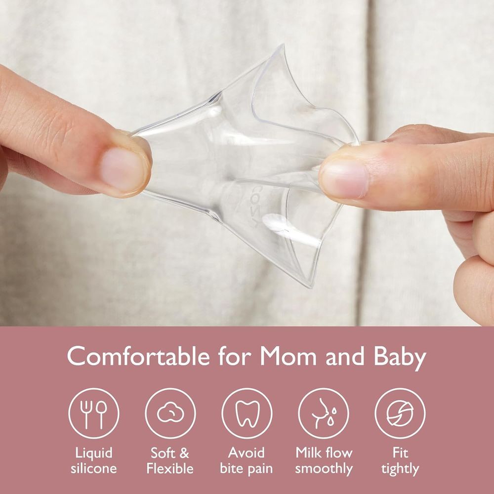 Momcozy - Contact Nipple Shields W/ Carry Case 17mm