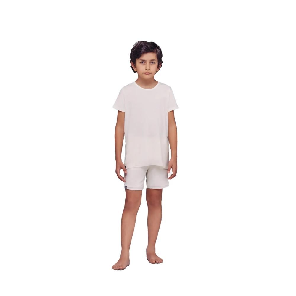 One of a Kin - Destress T-Shirt Boys - Creamy Dawn - Tencel™ Soft & Breathable 