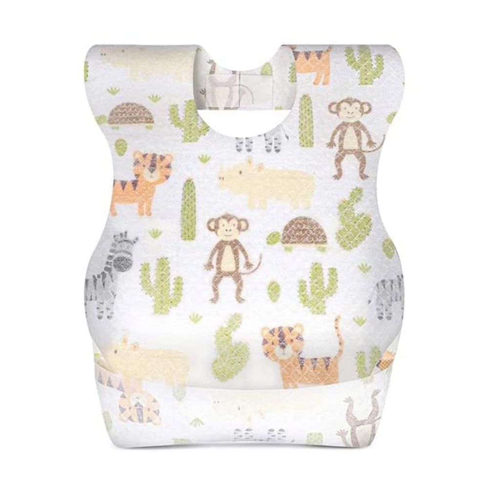 Cute 'n' Cuddle - Disposable Bibs - Animal Pattern - Pack of 20