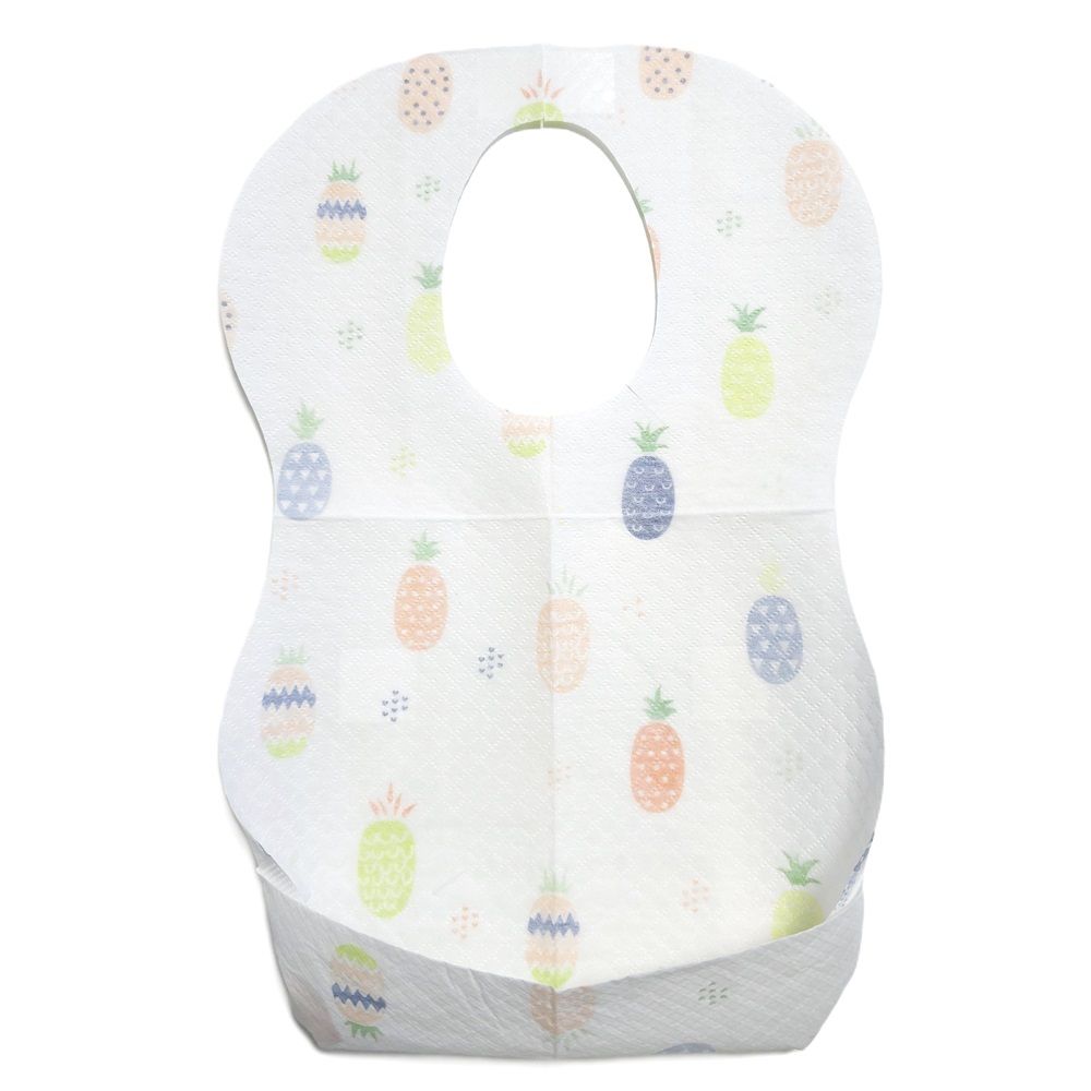 Cute 'n' Cuddle - Disposable Bibs - Fruits Pattern - Pack of 10