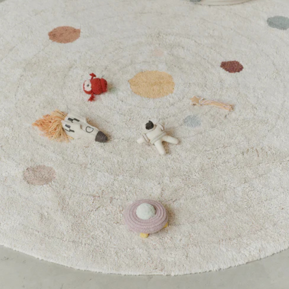 Lorena Canals - Washable Round Play Rug - Solar System