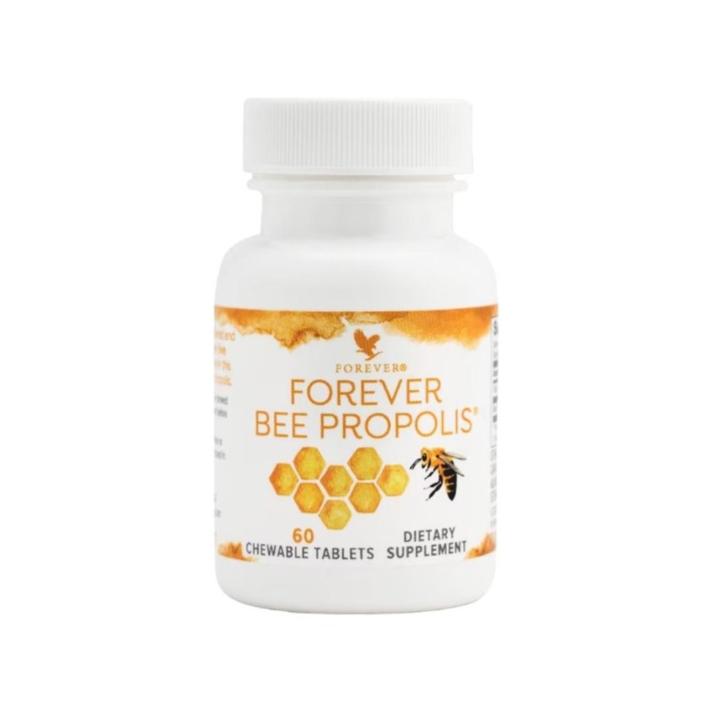 Forever Living - Bee Propolis Chewable Supplement Tablets - 60 Pcs