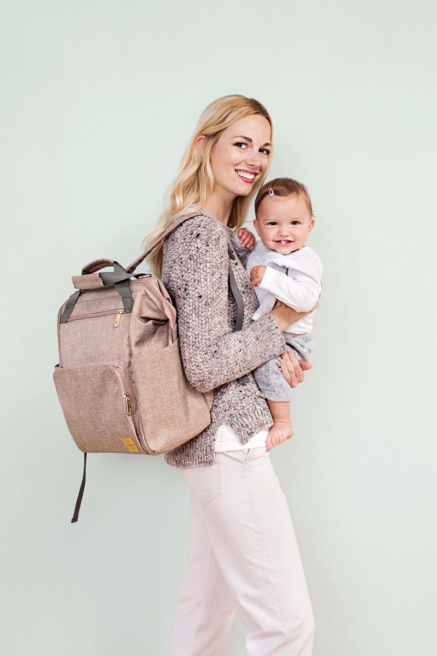 Lassig - Glam Goldie Diaper Backpack - Rose