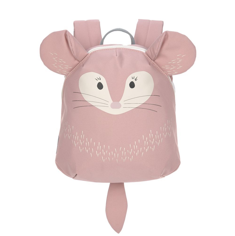 Lassig - Tiny Backpack About Friends - Chinchilla - Pink - 10-Inch