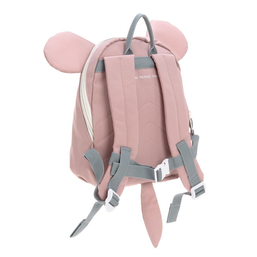 Lassig - Tiny Backpack About Friends - Chinchilla - Pink - 10-Inch