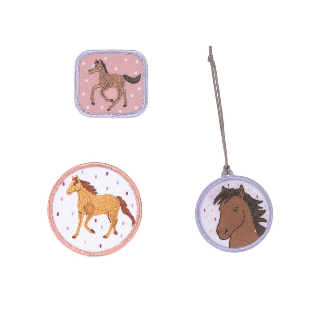 Lassig - School Patches Set - Horse - 3 Pcs