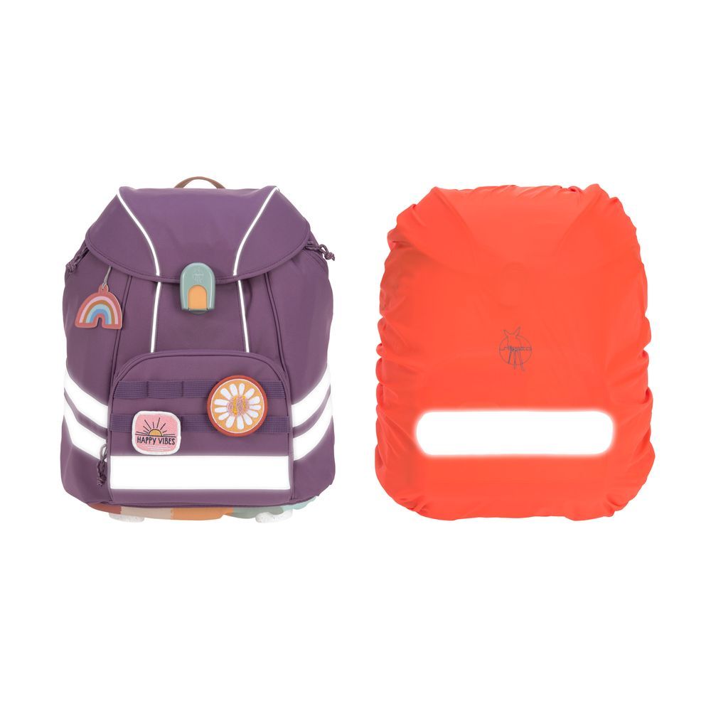 Lassig - Kids Flexy School Set - Purple - Pack of 7