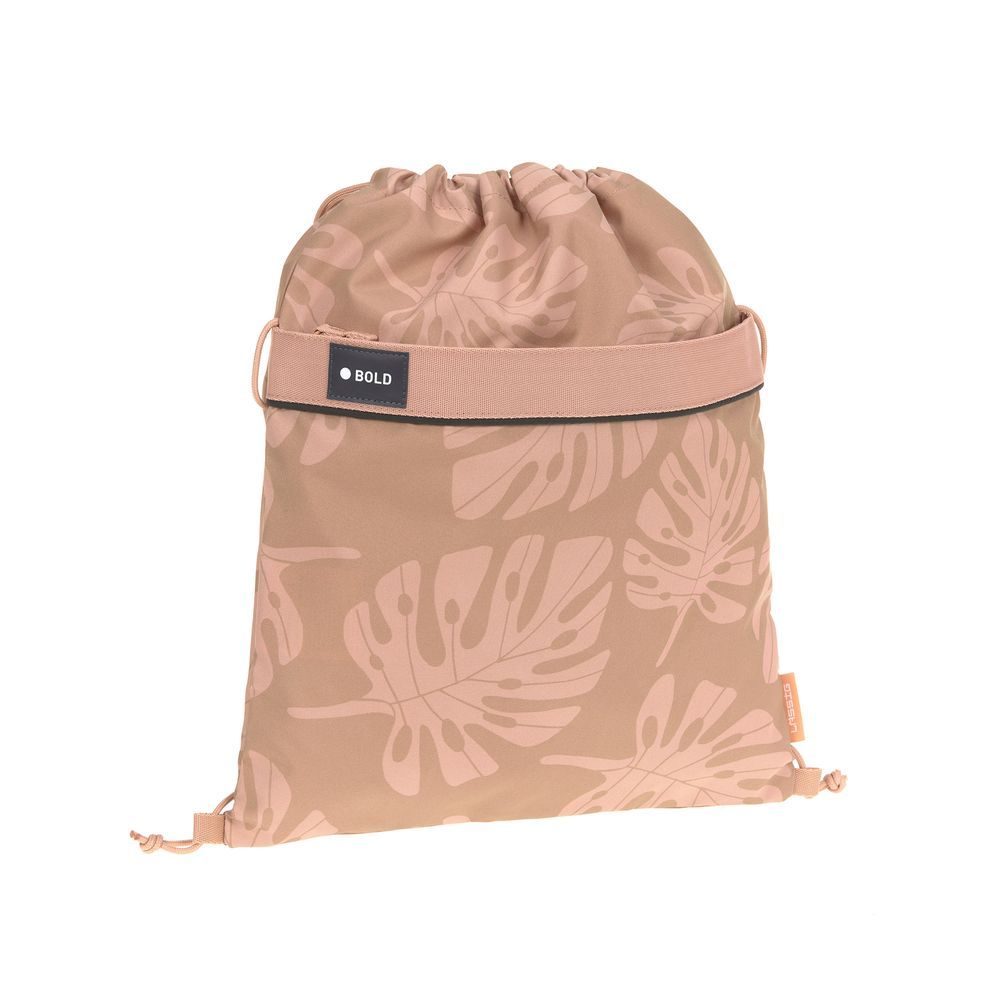 Lassig - Bold Collection School String Bag - Leaves Caramel