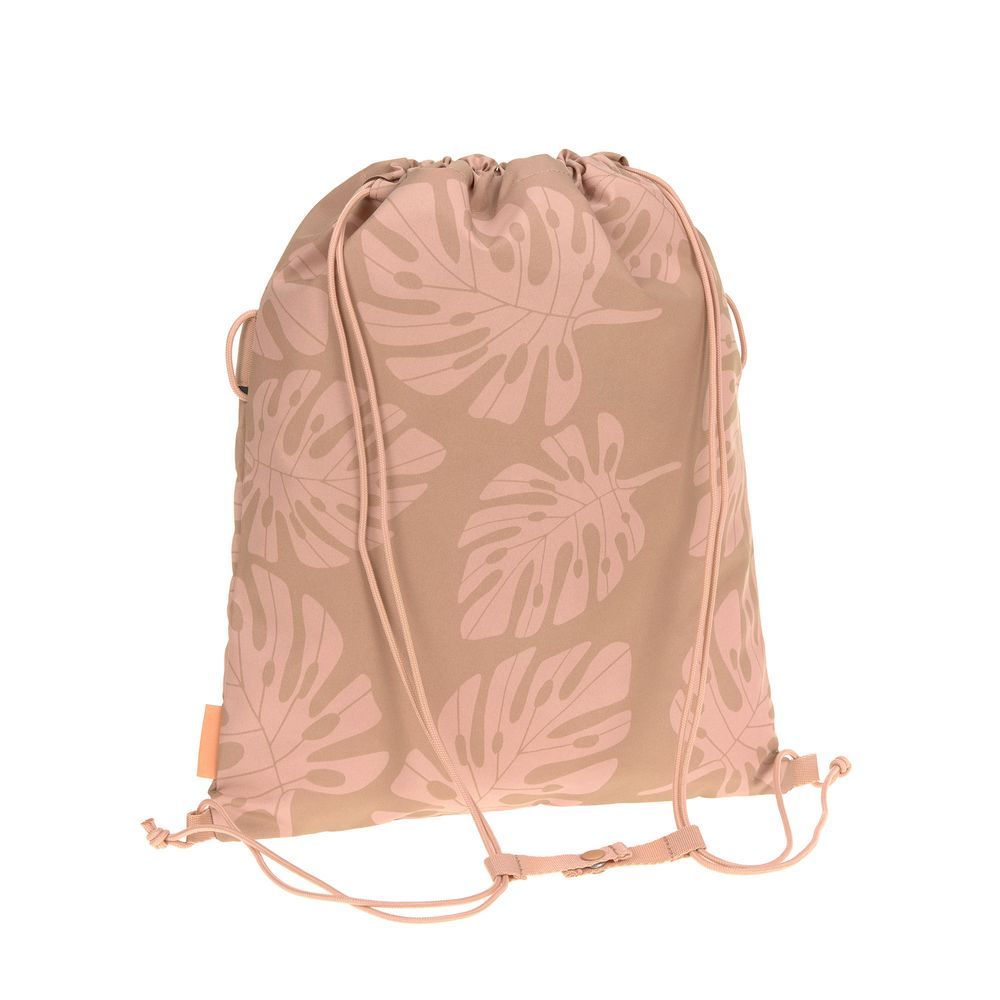 Lassig - Bold Collection School String Bag - Leaves Caramel