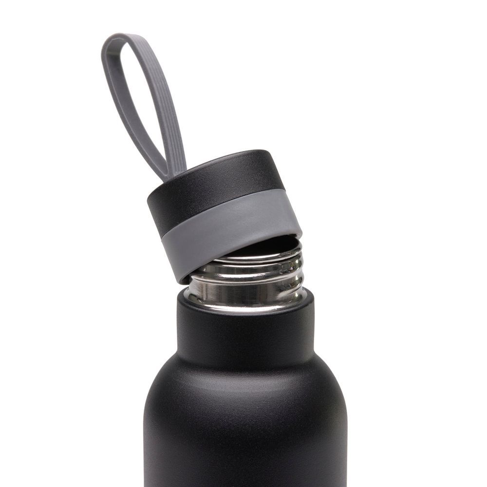 Lassig - Bold Collection Stainless Steel Bottle - Black - 750 ml