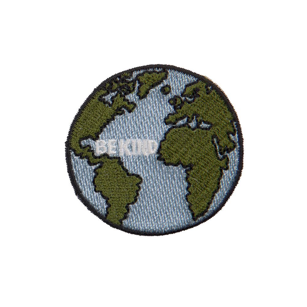 Lassig - Textile Woven Stick On Sticker - Worldwide - 3 Pcs