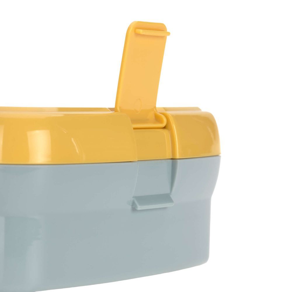 Lassig - Lunchbox With 2 Compartment And Water Bottle - Lion - 460ml