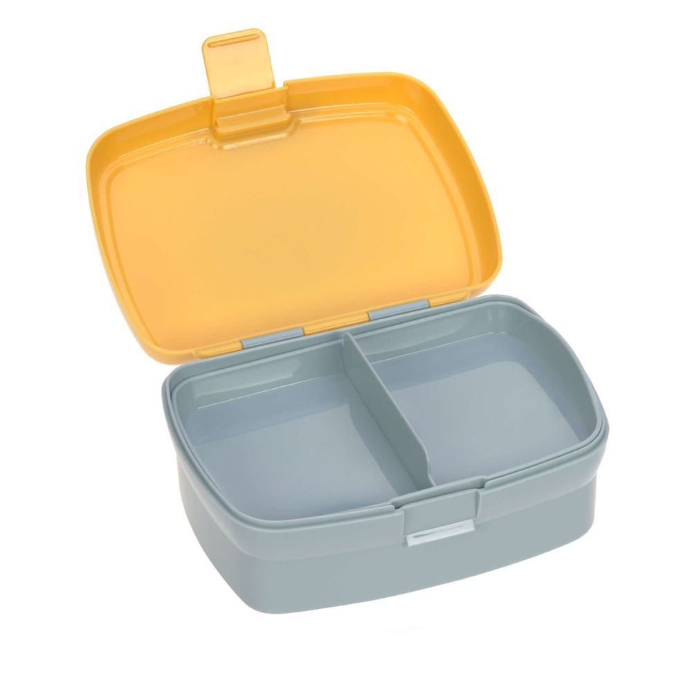 Lassig - Lunchbox With 2 Compartment And Water Bottle - Lion - 460ml