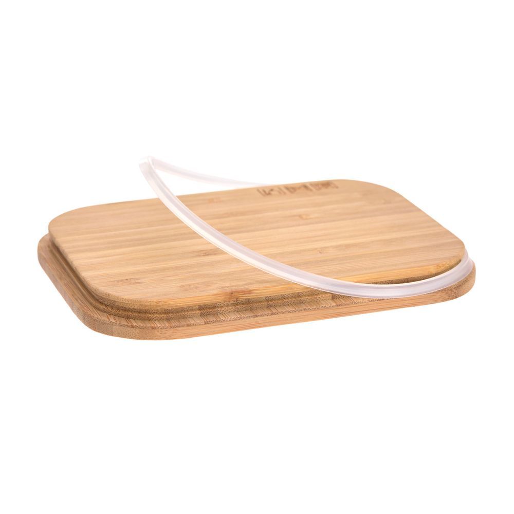 Lassig - Stainless Steel Lunch Box With Bamboo Lid - Adventure