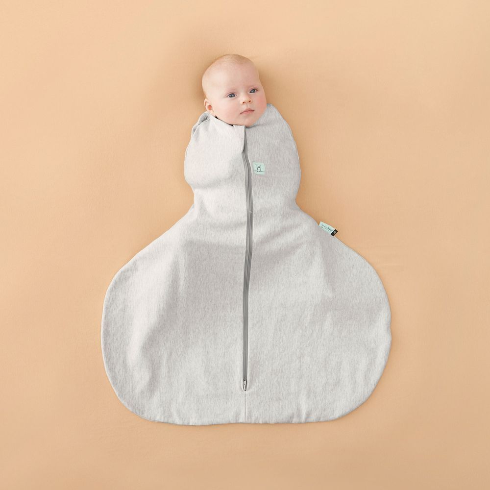 Ergopouch - 0.2 Tog Hip Harness Cocoon Swaddle Bag - Grey Marle