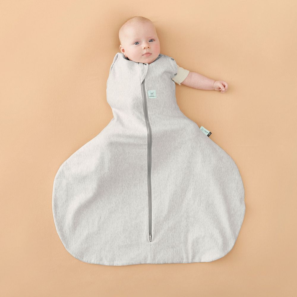 Ergopouch - 0.2 Tog Hip Harness Cocoon Swaddle Bag - Grey Marle