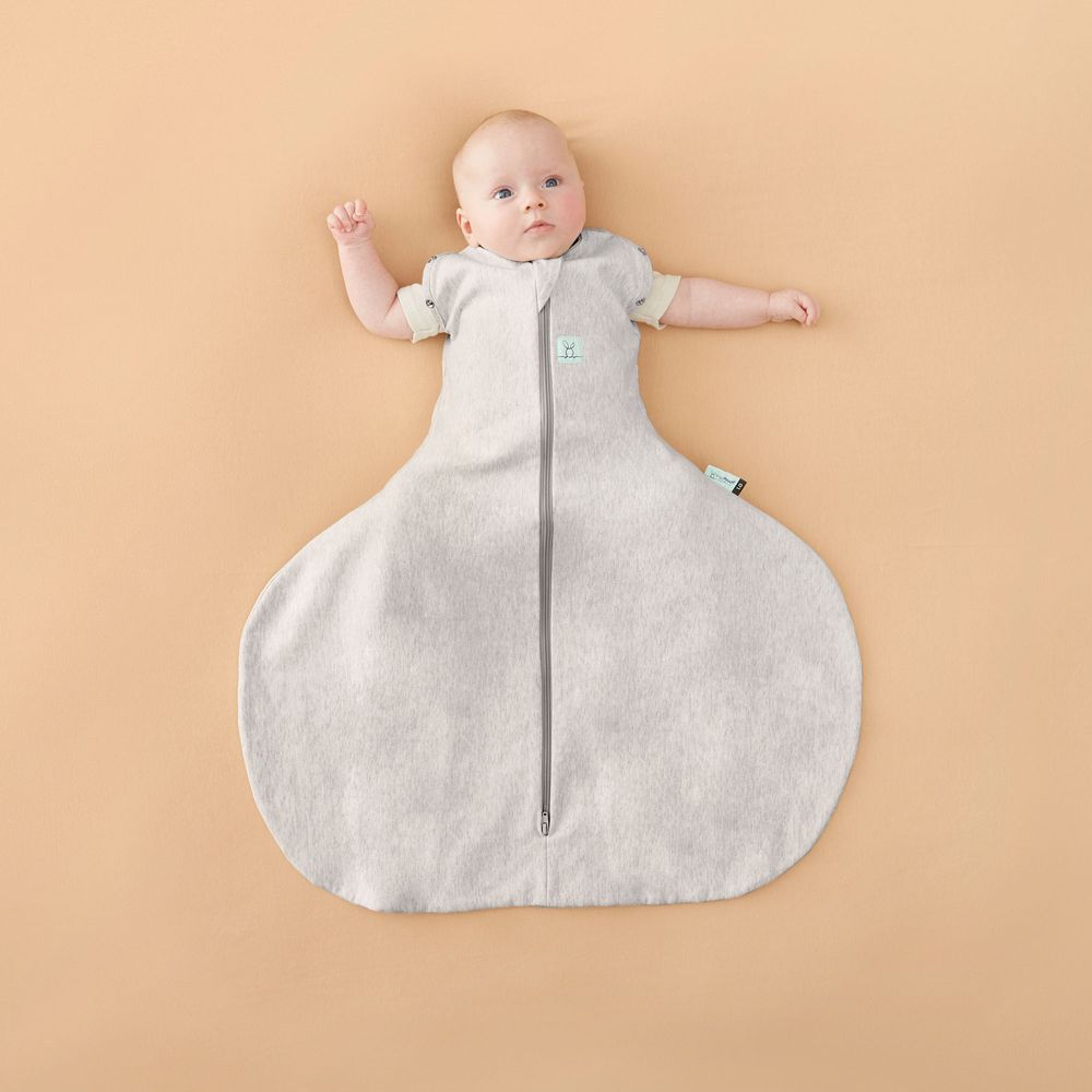 Ergopouch - 0.2 Tog Hip Harness Cocoon Swaddle Bag - Grey Marle