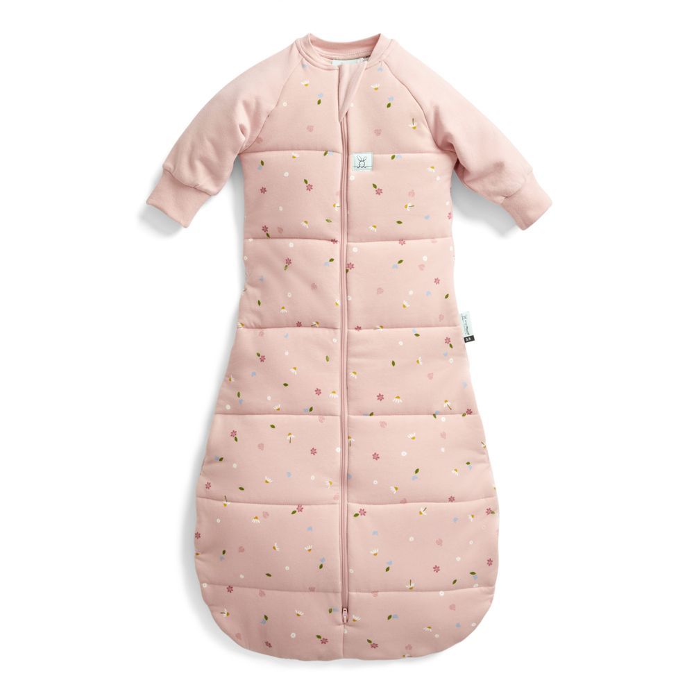 ergoPouch - Jersey Sleeping Bag With Sleeves - 3.5 Tog - Daisies