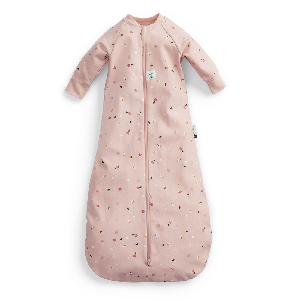 ergoPouch - Jersey Sleeping Bag With Sleeves - 1.0 Tog - Daisies