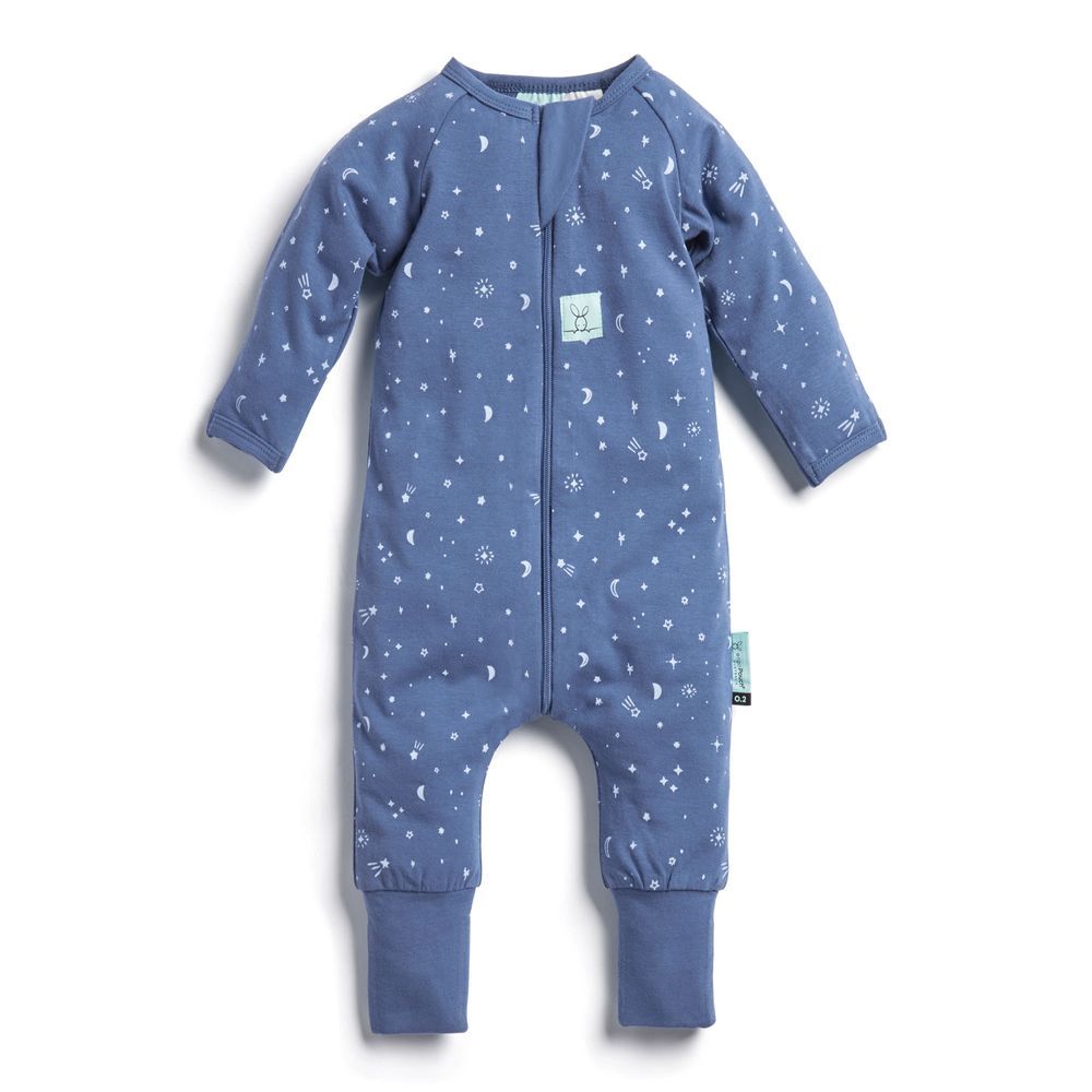 Ergopouch - 0.2 Tog Layers Long Sleeve Bodysuit - Night Sky