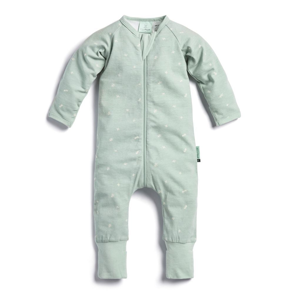 Ergopouch - 0.2 Tog Layers Long Sleeve Bodysuit - Sage