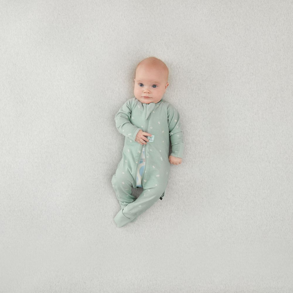 Ergopouch - 0.2 Tog Layers Long Sleeve Bodysuit - Sage