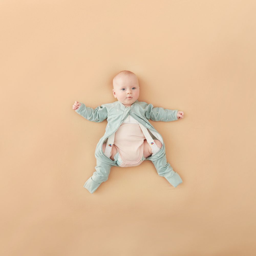 Ergopouch - 0.2 Tog Layers Long Sleeve Bodysuit - Sage