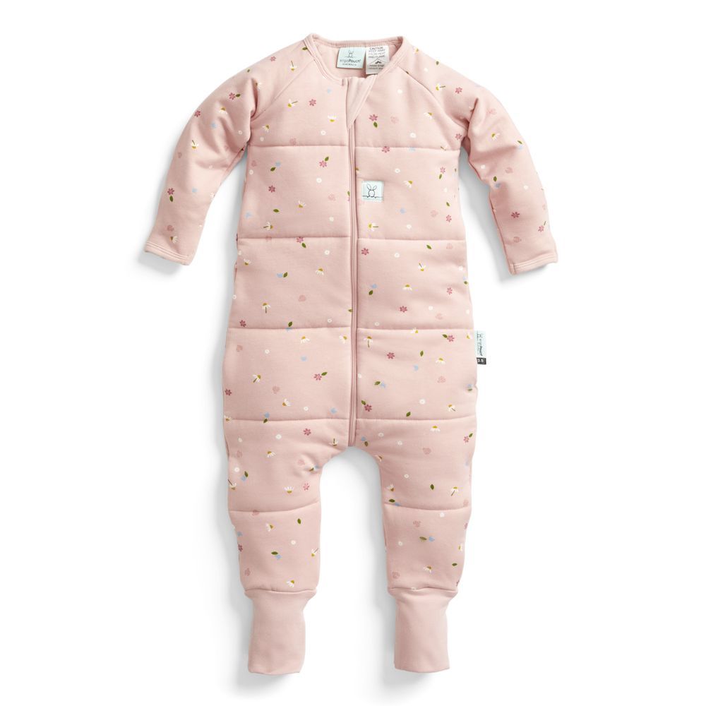 Ergopouch - 2.5 Tog Sleep Onesie - Daisies - Pink - 4-5Y