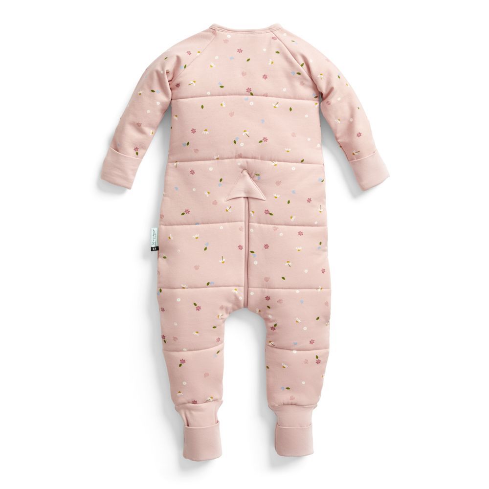 Ergopouch - 2.5 Tog Sleep Onesie - Daisies - Pink - 4-5Y