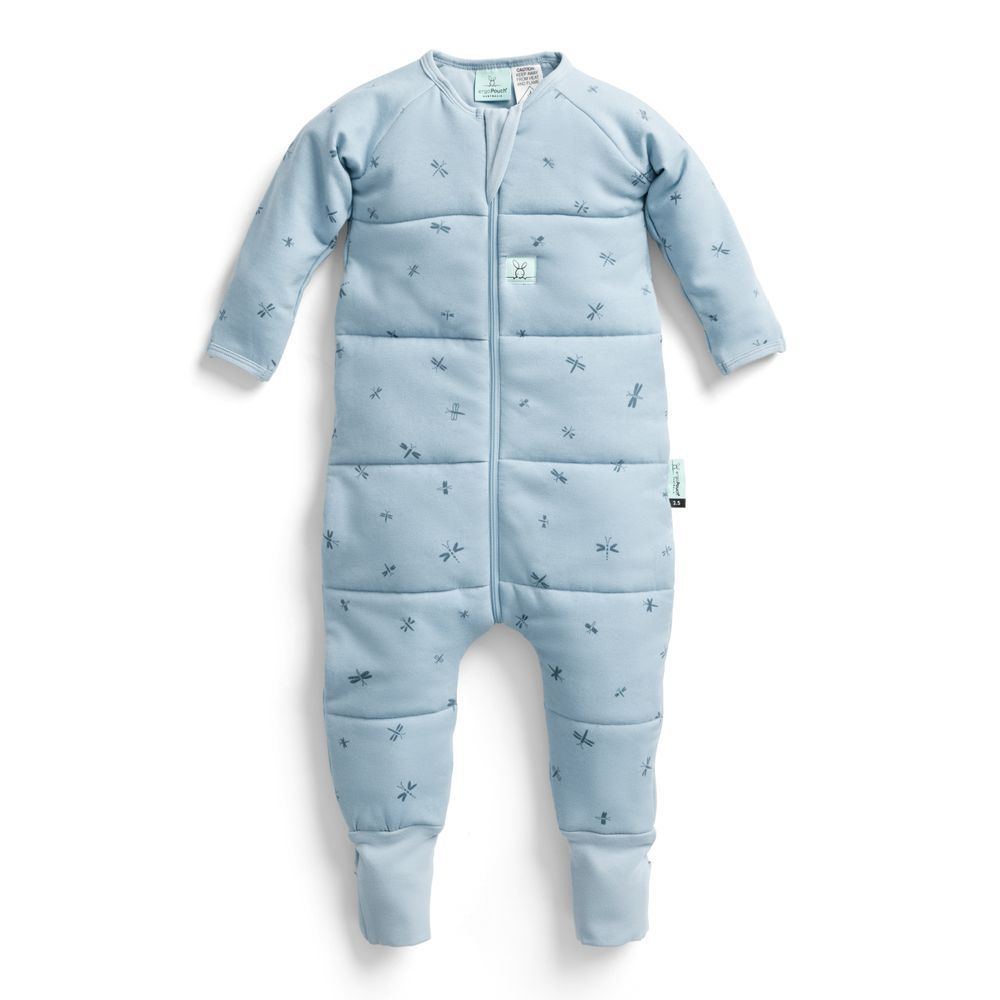 Ergopouch - 2.5 Tog Sleep Onesie - Dragonflies - Blue - 4-5Y