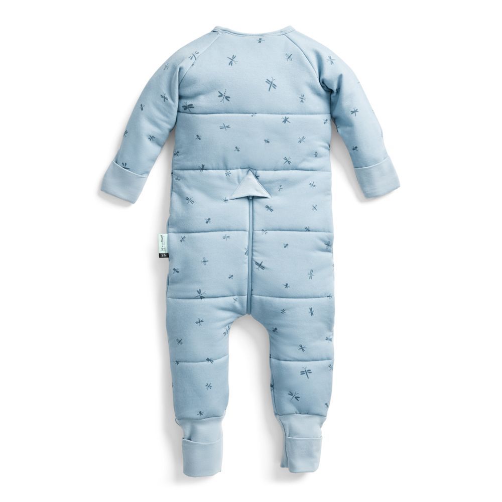 Ergopouch - 2.5 Tog Sleep Onesie - Dragonflies - Blue - 4-5Y