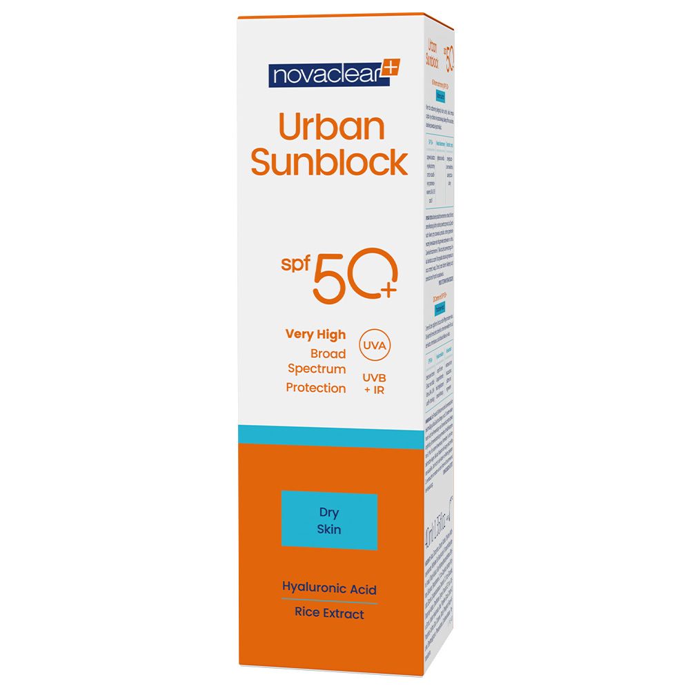 Novaclear - SPF50+ Urban Sunblock Sunscreen For Dry Skin - 40 ml