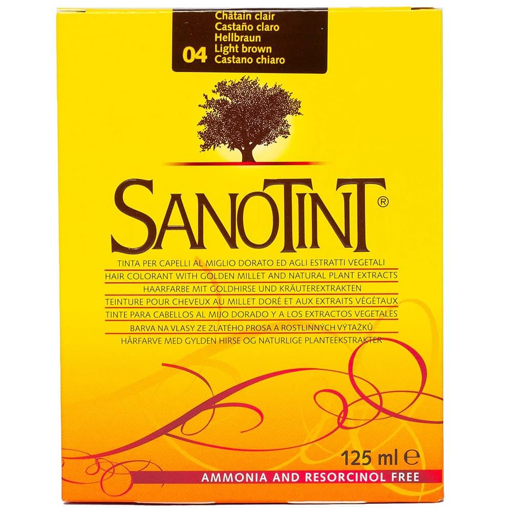 Sanotint - Classic Permanent Hair Colour Kit - Light Brown 04 - 125 ml