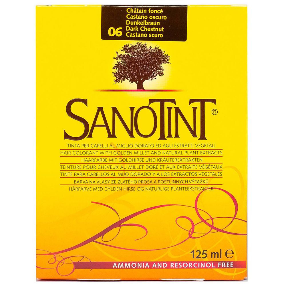 Sanotint - Classic Permanent Hair Colour Kit - Dark Chestnut 06 - 125 ml