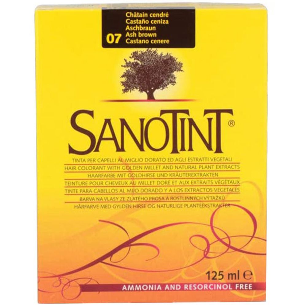 Sanotint - Classic Permanent Hair Colour Kit - Ash Brown 07 - 125 ml