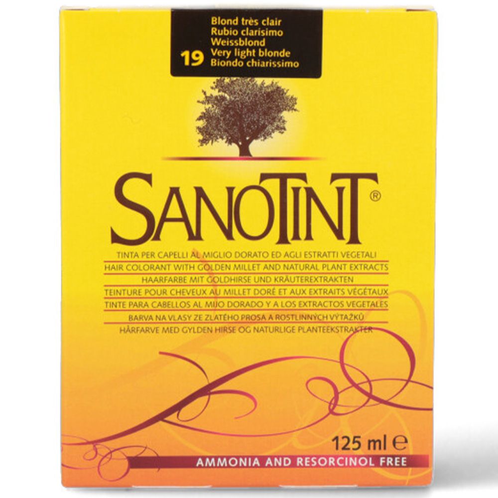 Sanotint - Classic Permanent Hair Colour Kit - Very Light Blonde 19 - 125 ml