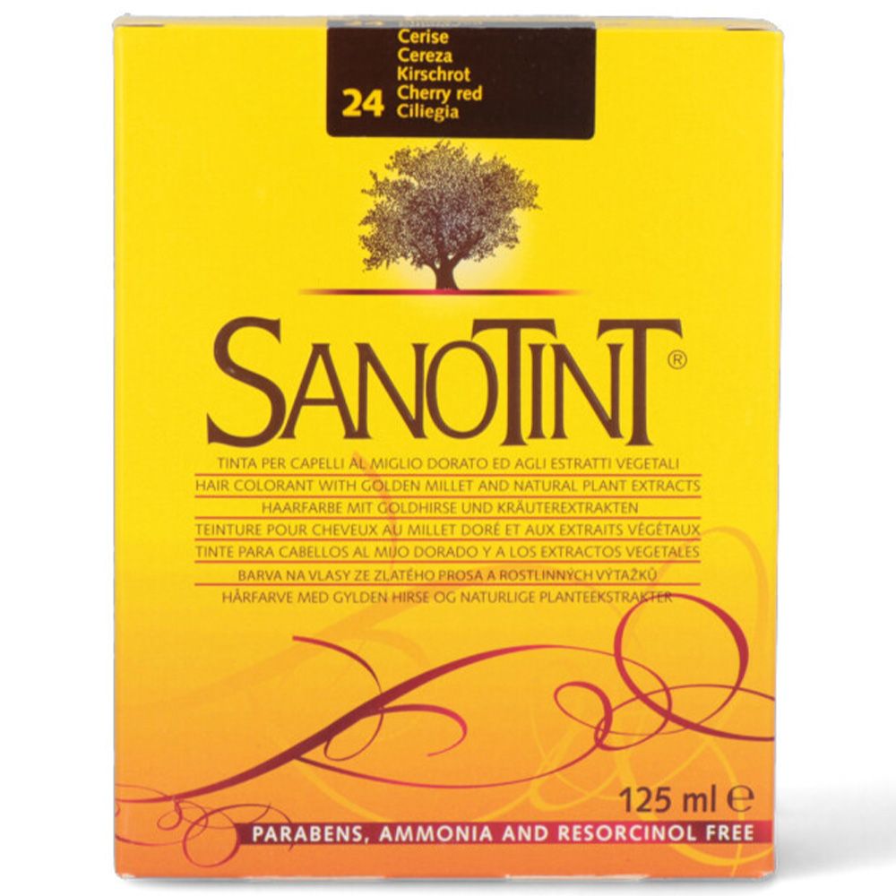 Sanotint - Classic Permanent Hair Colour Kit - Cherry Red 24 - 125 ml