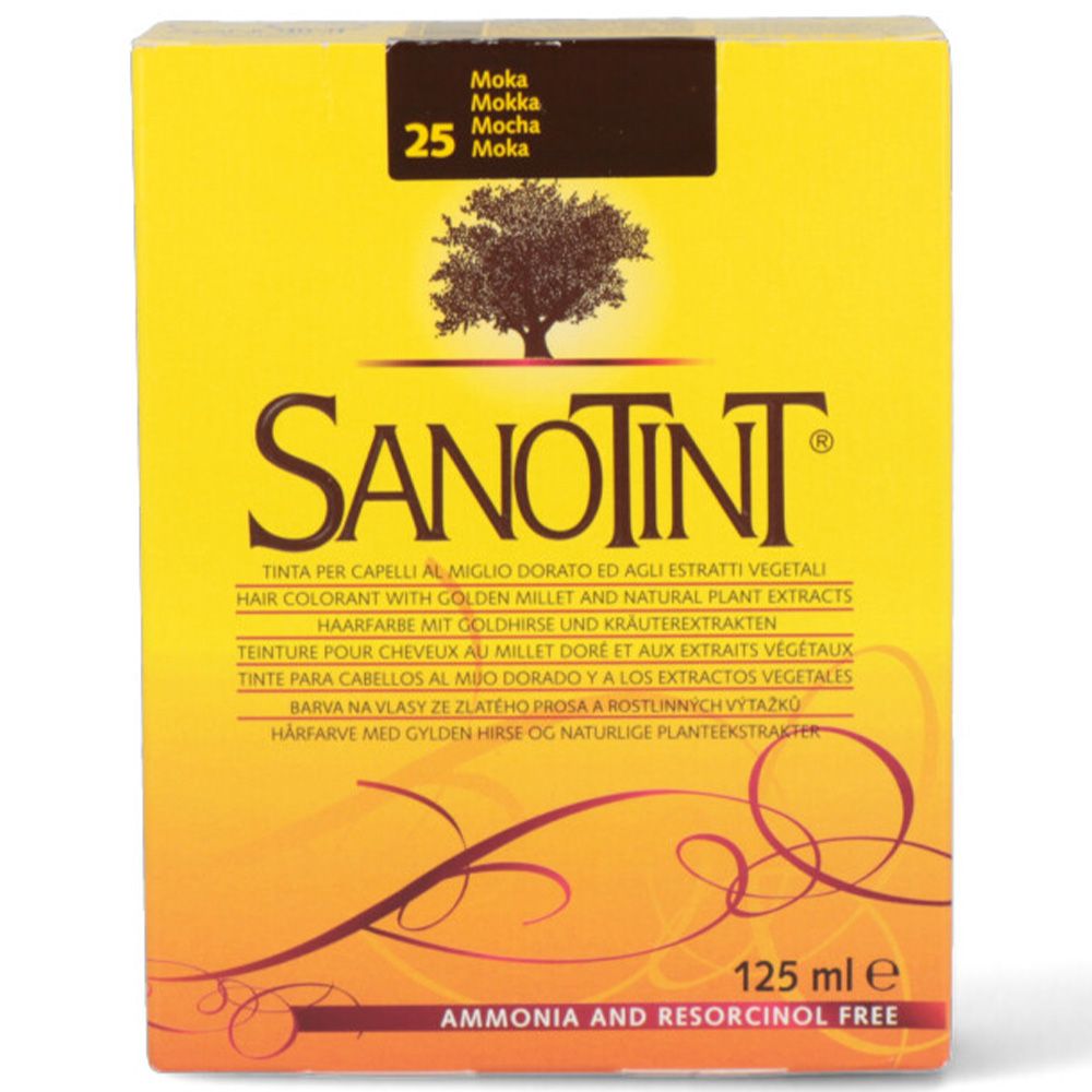 Sanotint - Classic Permanent Hair Colour Kit - Moka 25 - 125 ml