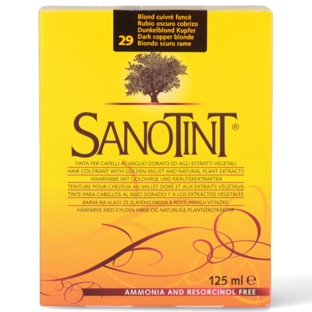 Sanotint - Classic Permanent Hair Colour Kit - Dark Copper Blonde 29 - 125 ml