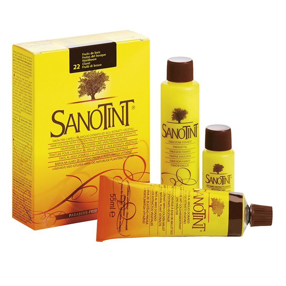 Sanotint - Classic Permanent Hair Colour Kit - Claret 22 - 125 ml