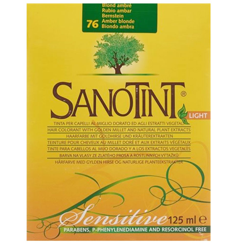 Sanotint - Sensitive Hair Colour Kit - Amber Blonde 76 - 125 ml