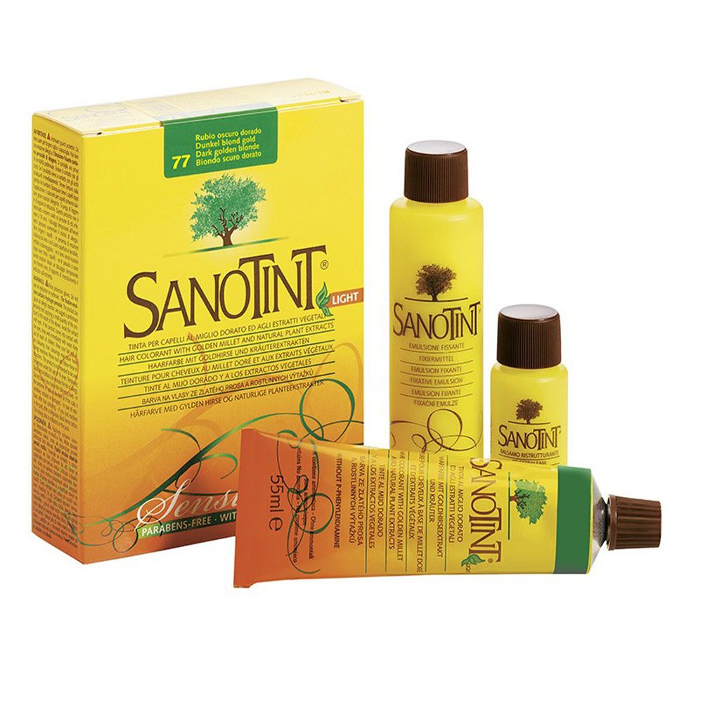 Sanotint - Sensitive Hair Colour Kit - Dark Golden Blonde 77 - 125 ml