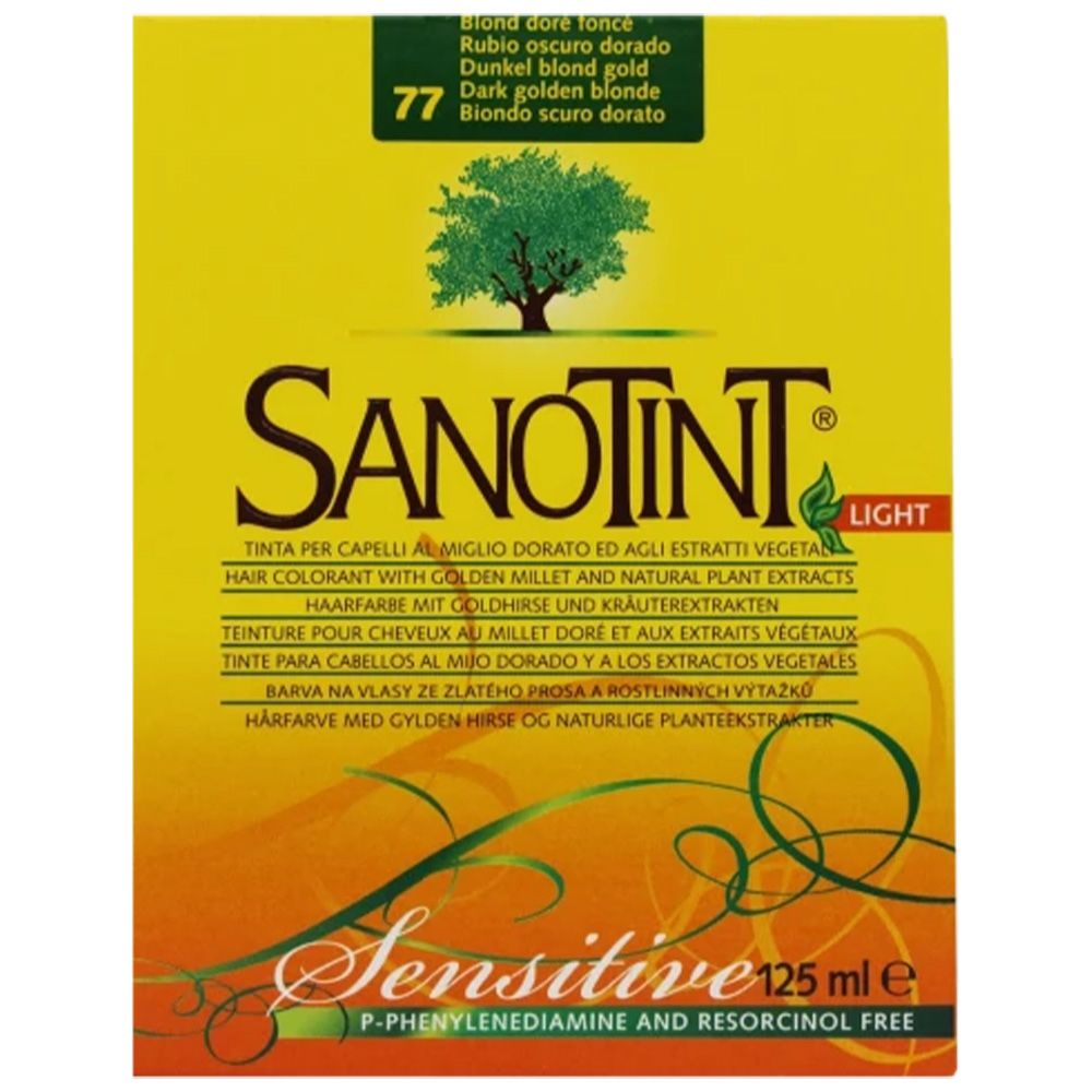 Sanotint - Sensitive Hair Colour Kit - Dark Golden Blonde 77 - 125 ml