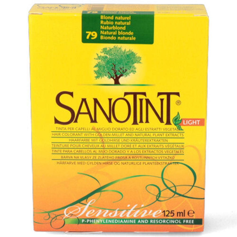 Sanotint - Sensitive Hair Colour Kit - Natural Blonde 79 - 125 ml