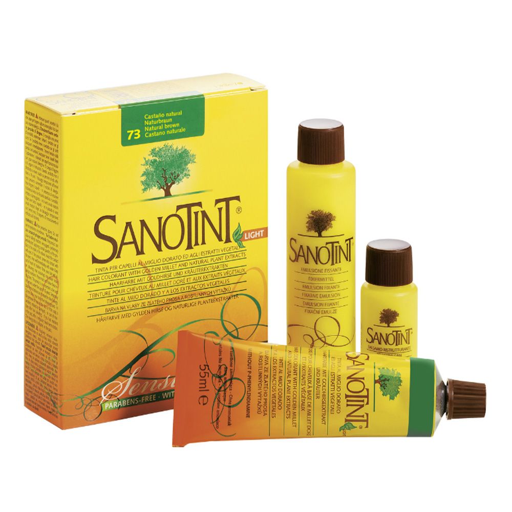 Sanotint - Sensitive Hair Colour Kit - Natural Brown 73 - 125 ml