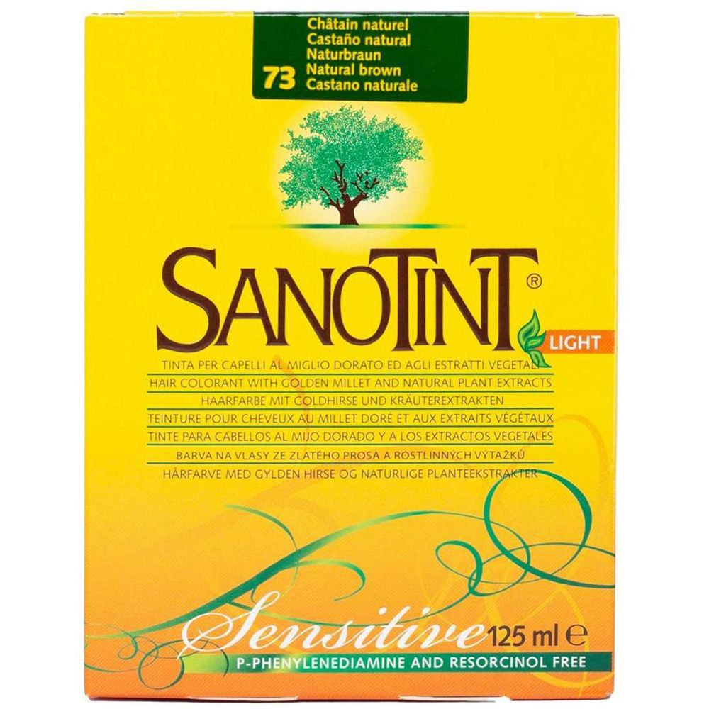 Sanotint - Sensitive Hair Colour Kit - Natural Brown 73 - 125 ml