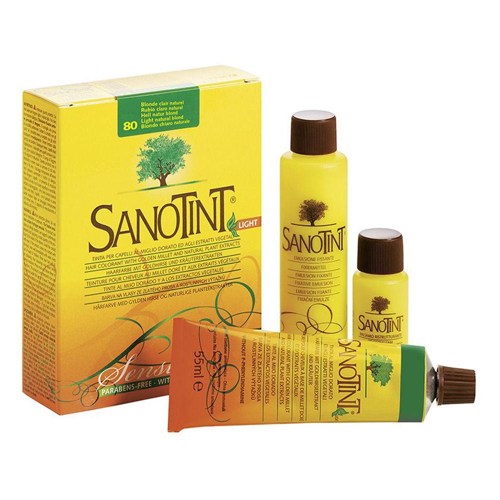 Sanotint - Sensitive Hair Colour Kit - Light Natural Blonde 80 - 125 ml