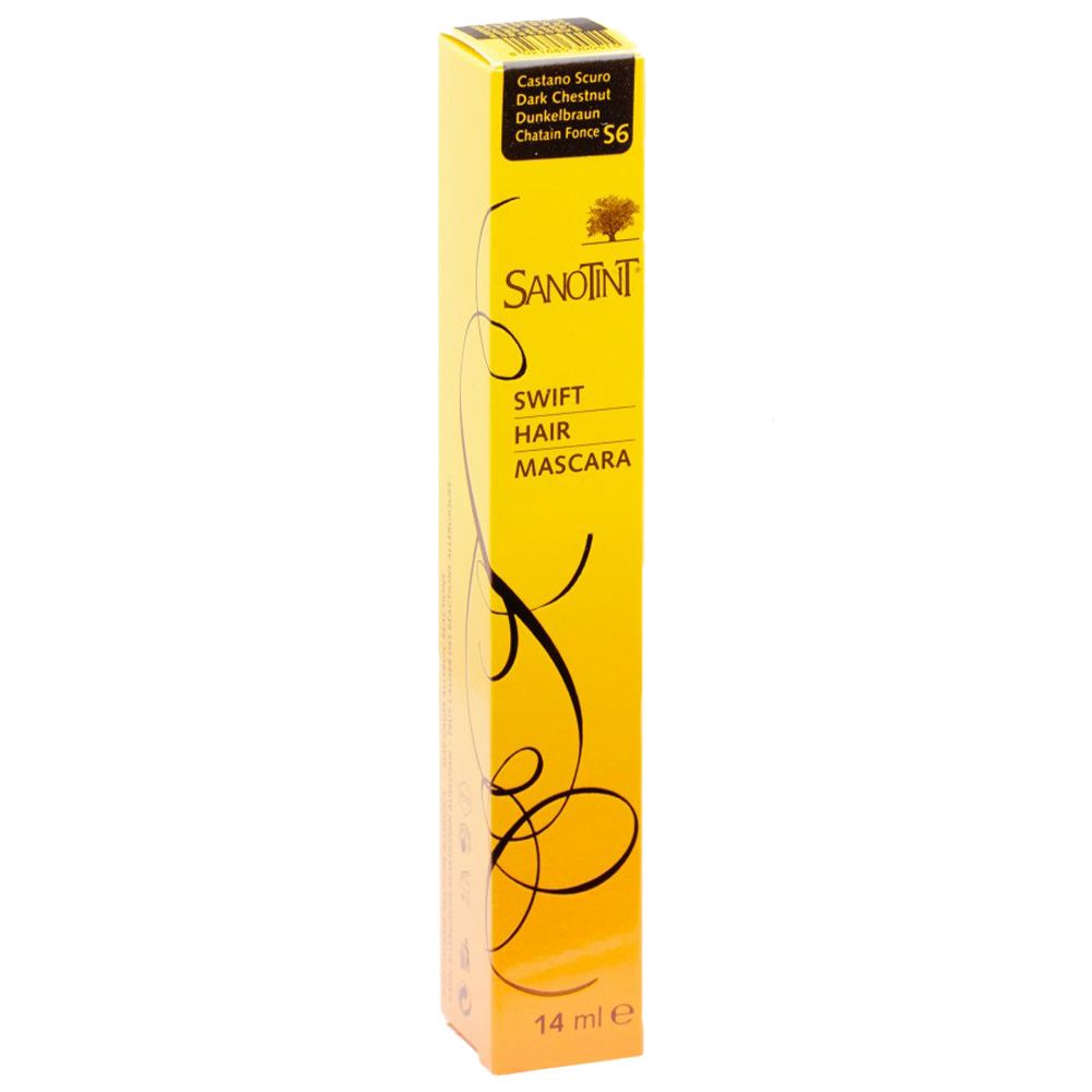 Sanotint - Swift Hair Mascara - Dark Chestnut S6 - 14 ml