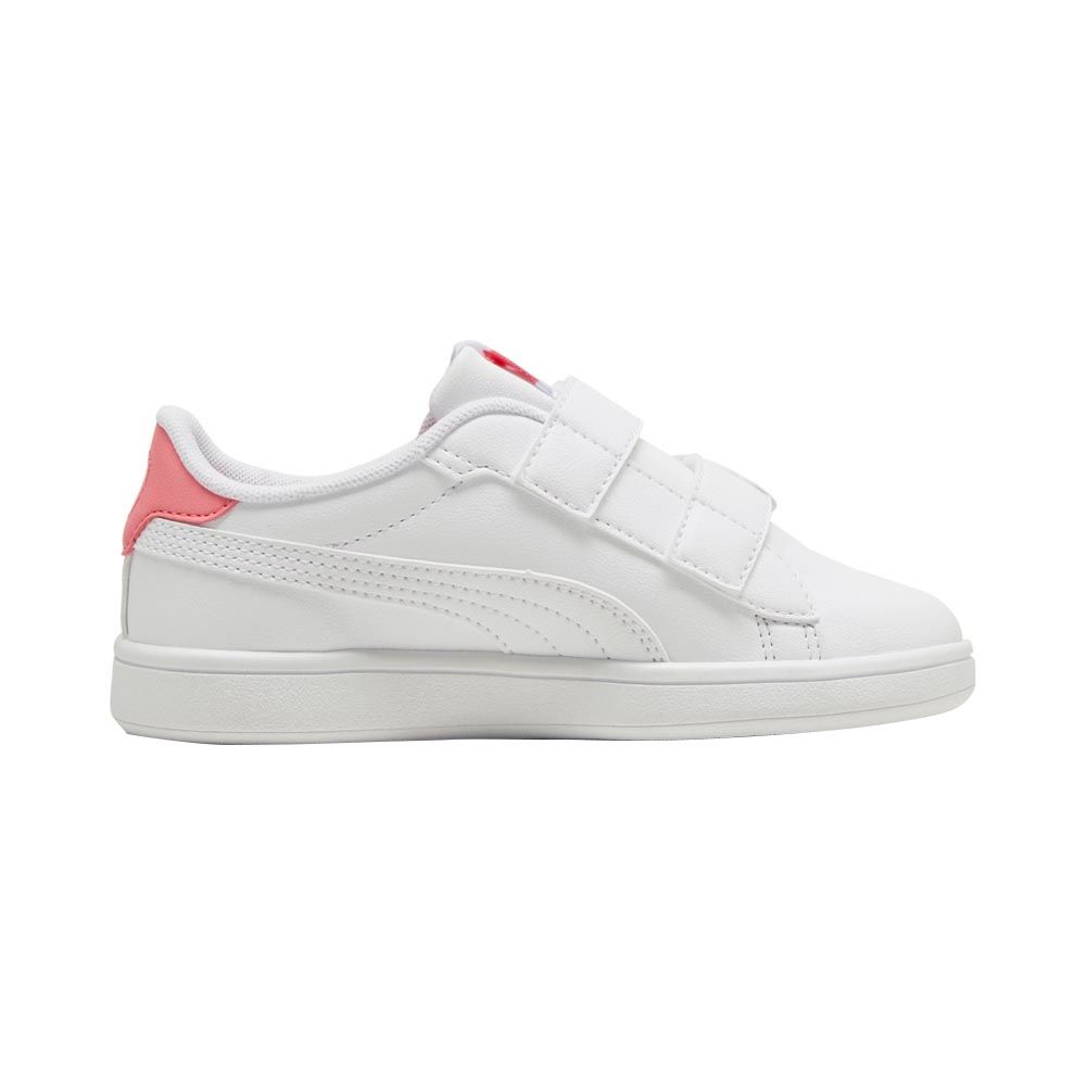 Puma - Smash 3.0 Badges V Pre-School Sneakers - White